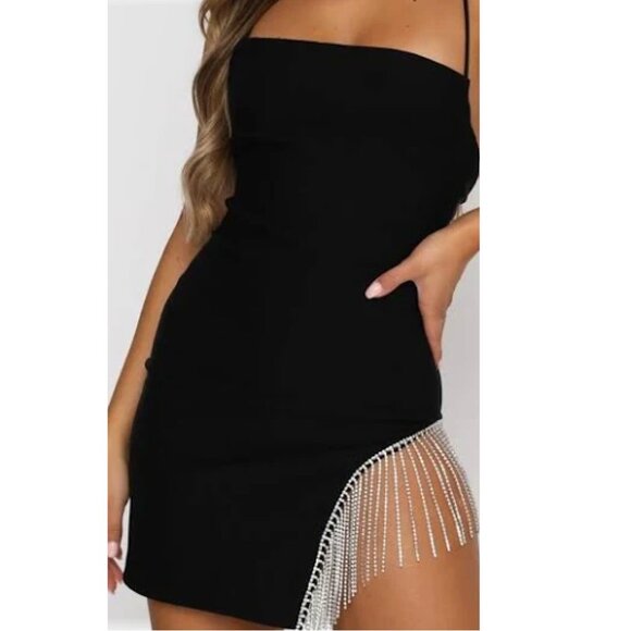 White Fox Come Back Mini Dress NWT - Picture 1 of 4